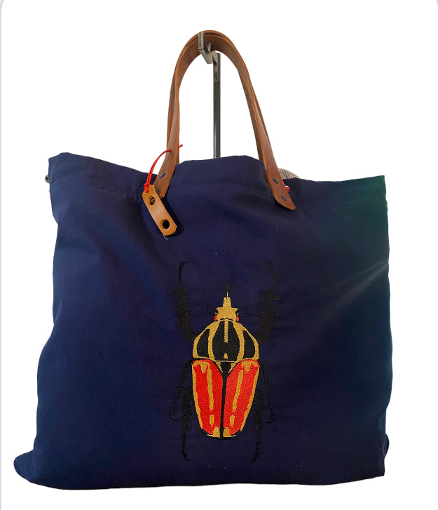 BALLOON BAG BRODERIE SCARABEE